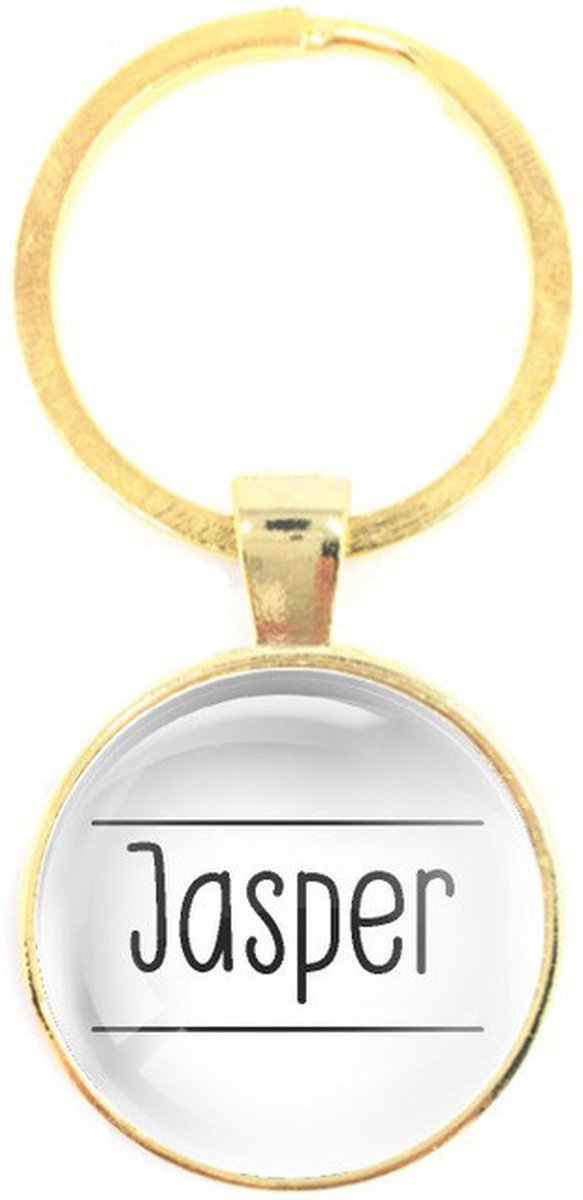 Sleutelhanger Glas - Jasper