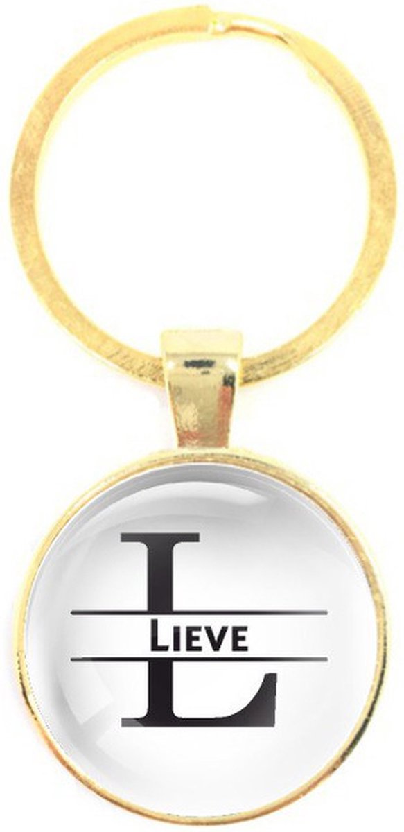 Sleutelhanger Glas - Lieve