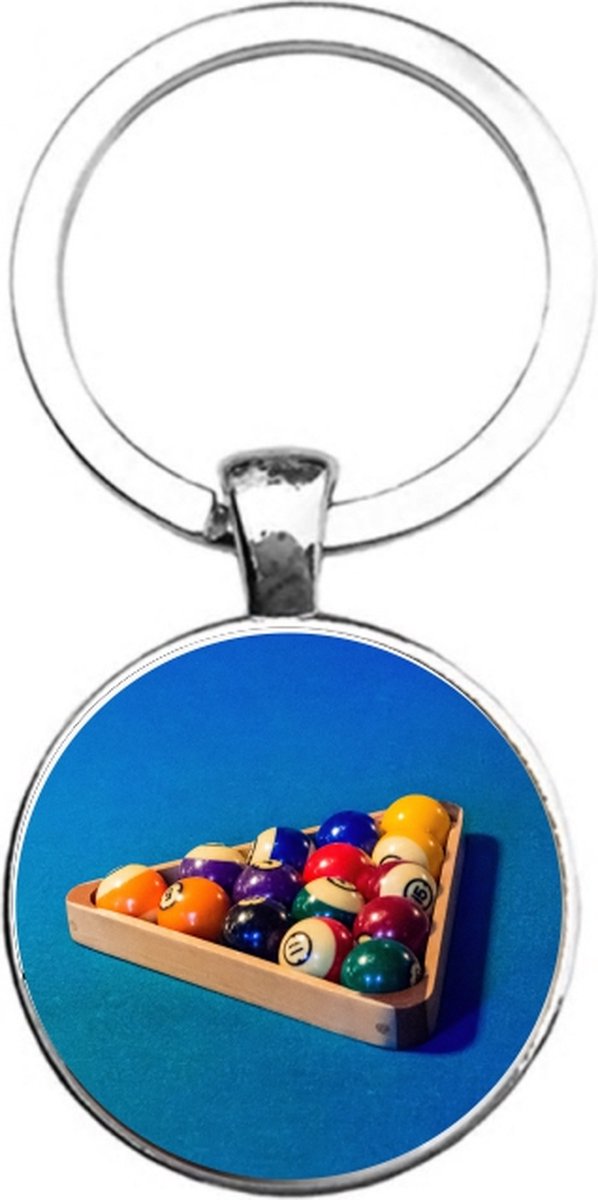 Sleutelhanger Glas - Pool