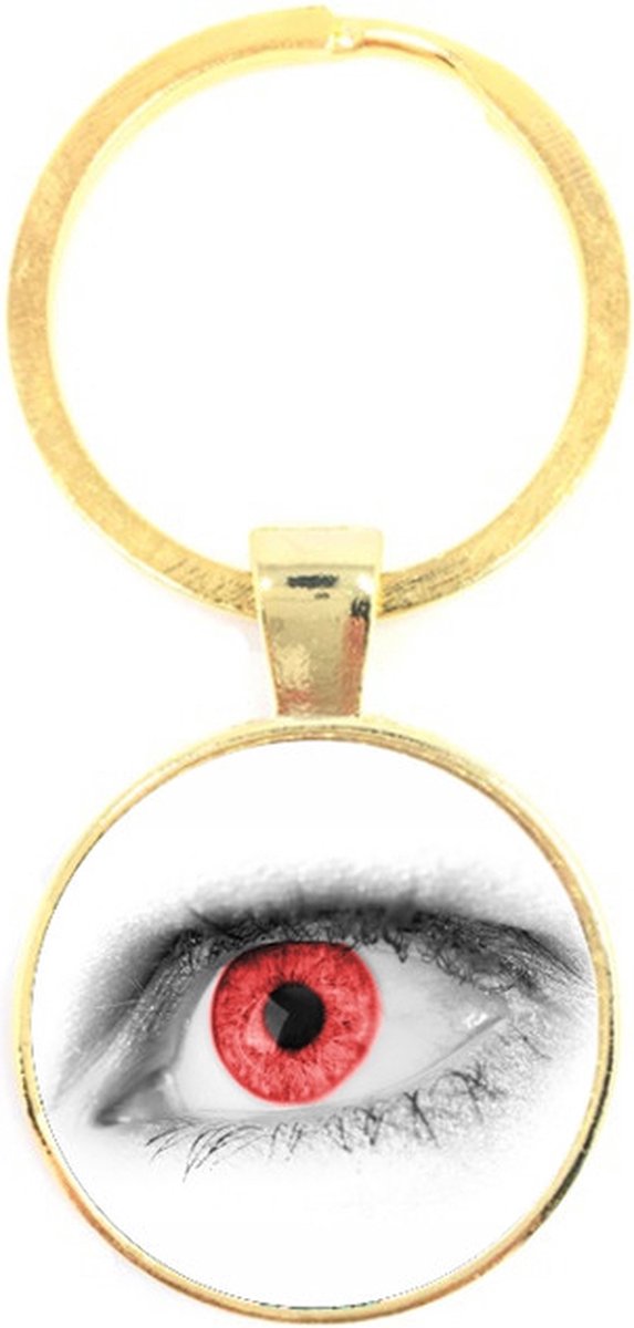 Sleutelhanger Glas - Oog