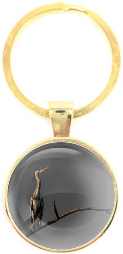 Sleutelhanger Glas - Reiger