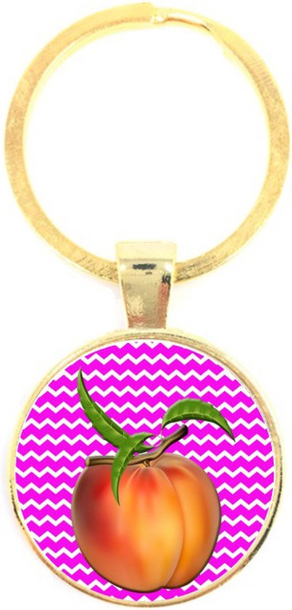 Sleutelhanger Glas - Appel