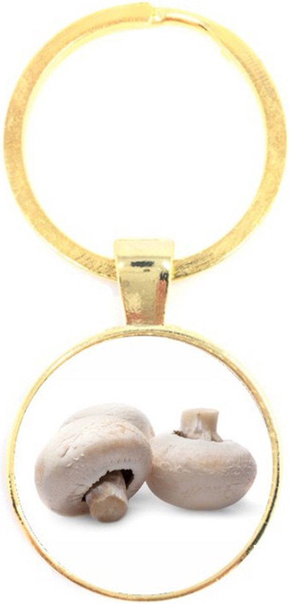 Sleutelhanger Glas - Champignons