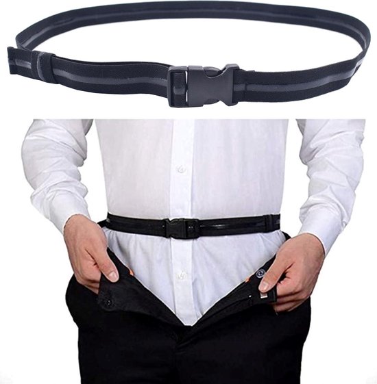 Fako Fashion® - Shirt Stays Belt Clip - Geen kreukels - Shirt Tucker - Overhemd Riem – Onderkleding Riem - Elastische Buik Riem - Anti-Slip Overhemd Riem Bretels