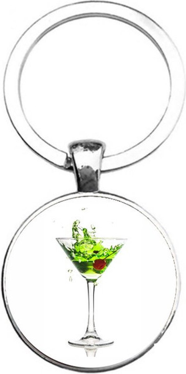 Sleutelhanger Glas - Cocktail