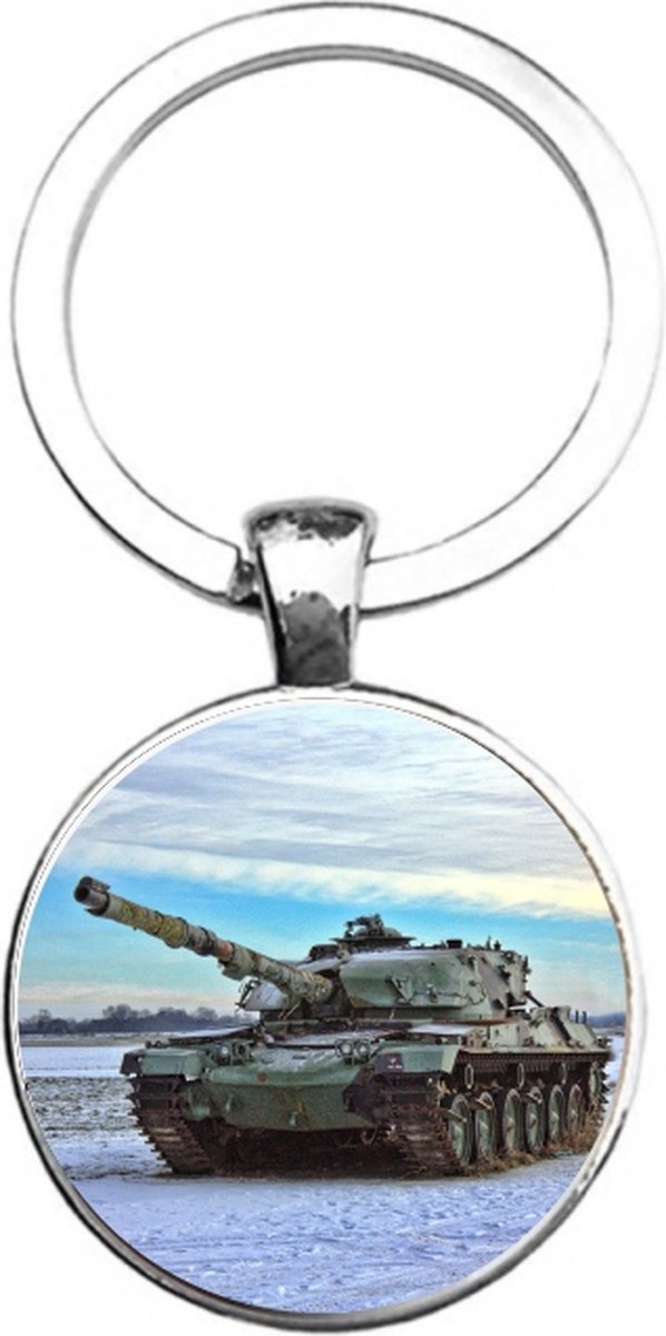 Sleutelhanger Glas - Tank