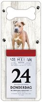Scheurkalender 2024 Hond: Amerikaanse Stafford