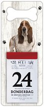 Scheurkalender 2024 Hond: Basset Hound