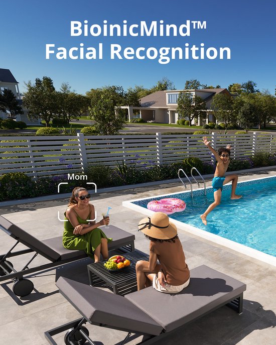 eufy Security S330 Buitencamera's - 2 Pack met HomeBase 3 - Outdoorcam set - 4K Ultra HD-resolutie - Ge�ntegreerd zonnepaneel - Compatibel met Apple HomeKit, Alexa en Google Assistant