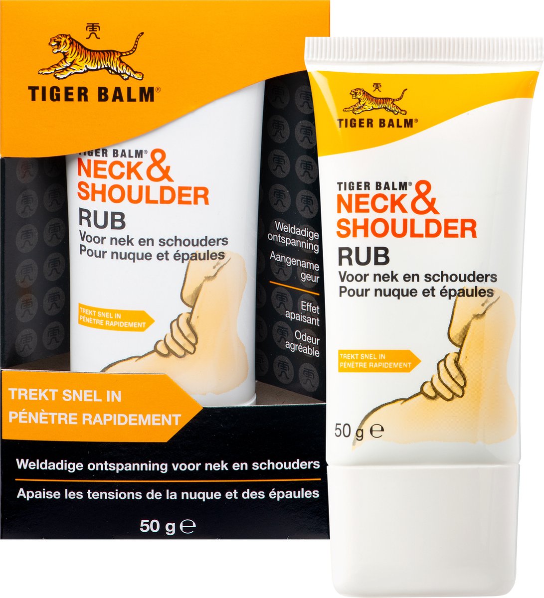Tiger Balm Neck&Shoulder Rub - Spierbalsem nek en schouders - 50 gram - Tiger Balm