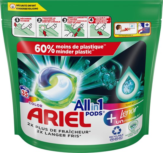 Ariel All-in-1 Pods - Lessive Liquide En Capsules - +Touche De