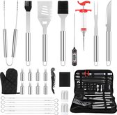 Grillset - Luxe BBQ Gereedschap Accessoires-set – duurzaam – RVS