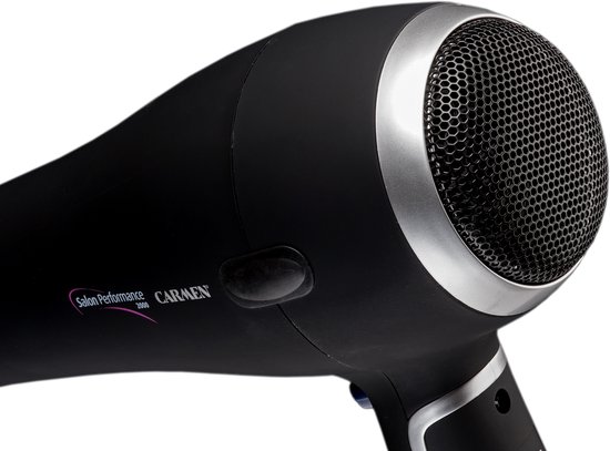 Carmen HD2195 - Föhn - 2000 Watt - Coolshot - 2,5 meter snoer - Blaasmond en diffuser - Zwart