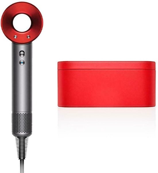 Dyson Supersonic Föhn - Nickel/Rood | bol