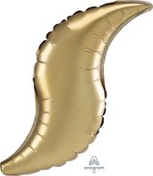 Amscan - Folieballon Goud Satijn Curve - 91 cm