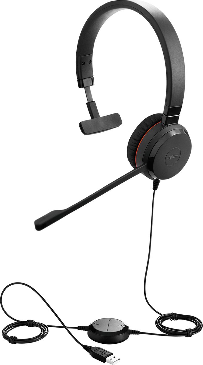 Jabra Evolve 20SE MS - Monauraal kantoor headset thumbnail 5