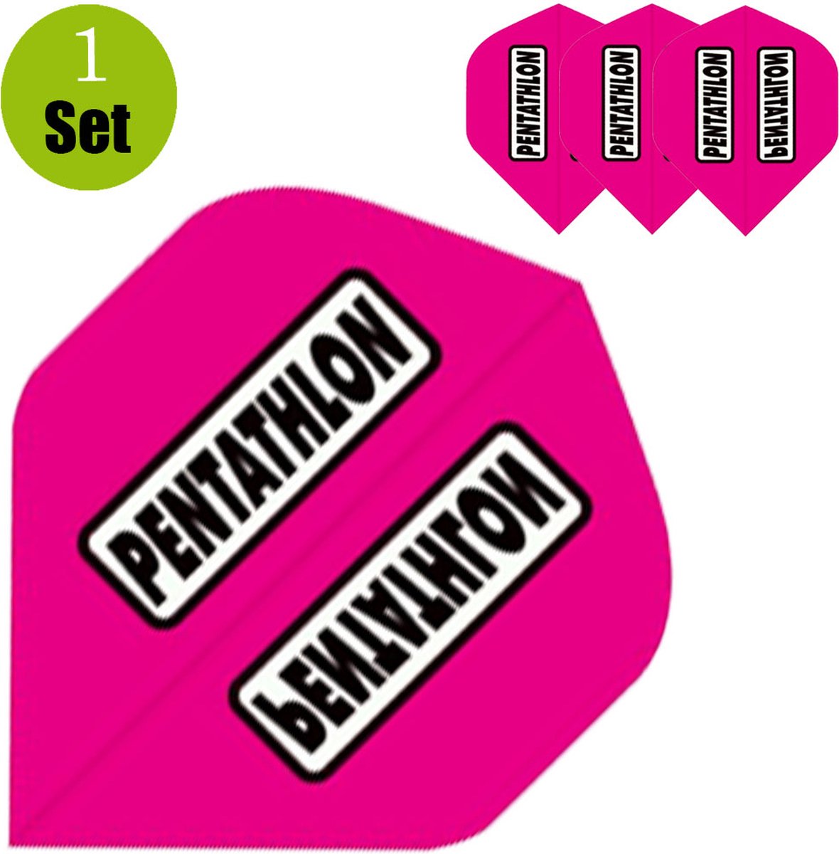 Pentathlon Dartflights - Roze