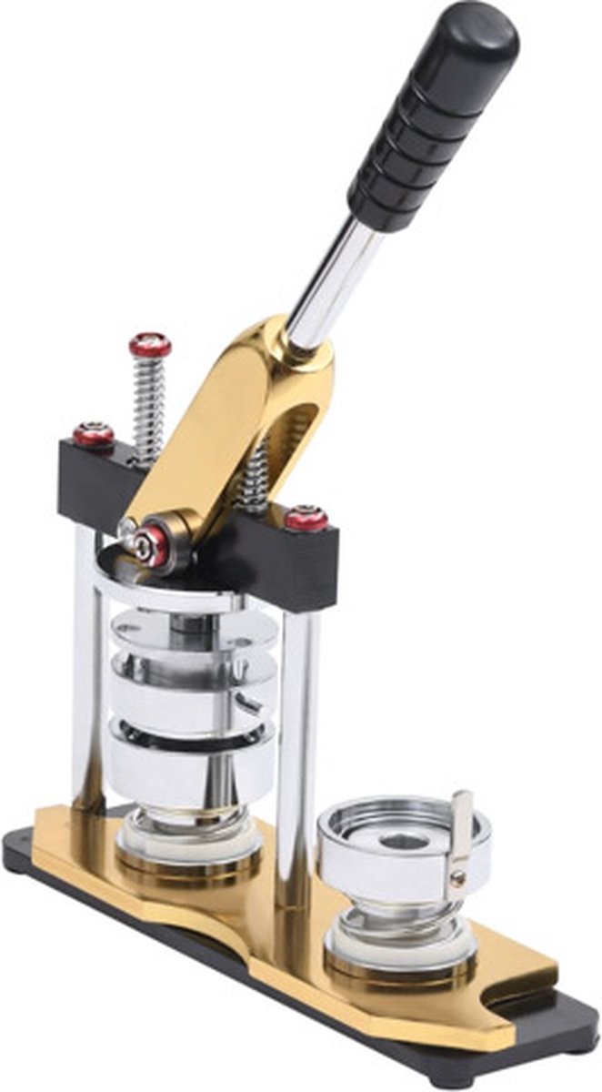 vidaXL Buttonmachine met cirkelsnijder draaipunch 37 mm