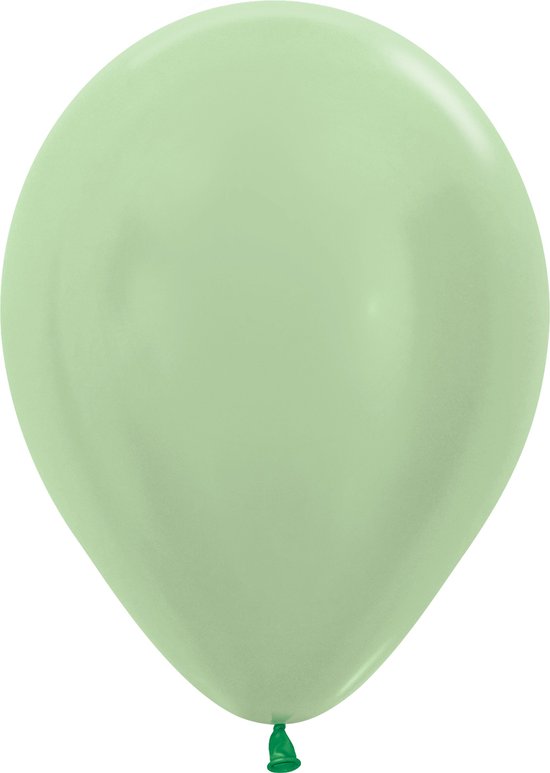 Amscan 20000838, Speelgoed ballon, Latex, lime Groen, 30 cm, 50 stuk(s)