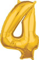 Amscan 3655701, Speelgoed ballon, Folie, Goud, Aantal, 45 cm, 5 stuk(s)