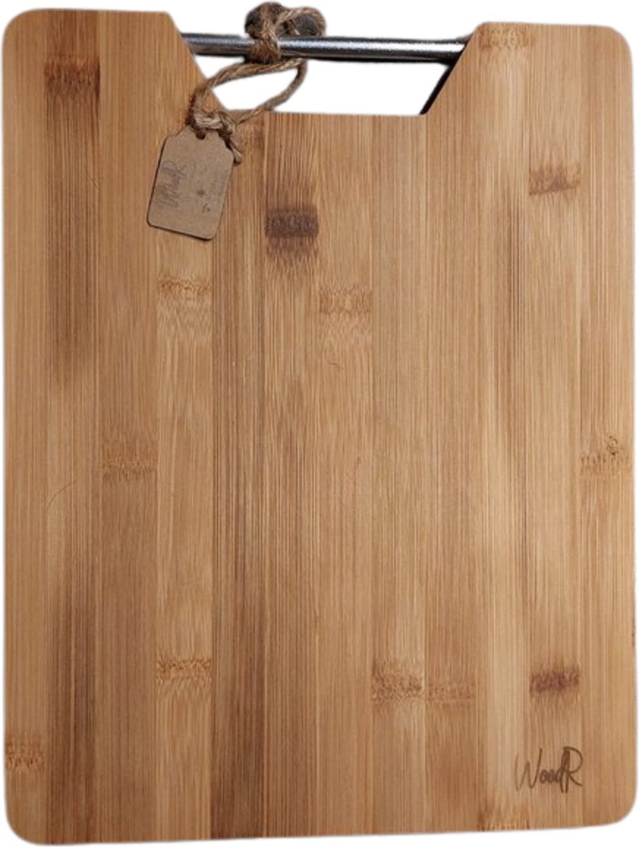 WoodR | Snijplank | Bamboo Cutting board | presenteerplank | kaasplank | bamboe 100% FSC