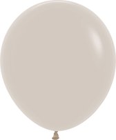 Sempertex ballonnen, Latex, White sand, 45 cm, 25 stuk(s)