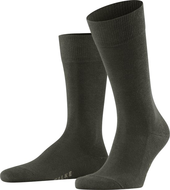 FALKE Family duurzaam katoen sokken heren groen - Matt 39-42