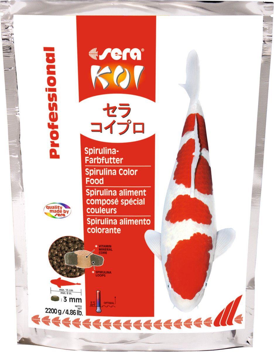 Sera Koi Professional voorjaar - wintervoer 2,2kg