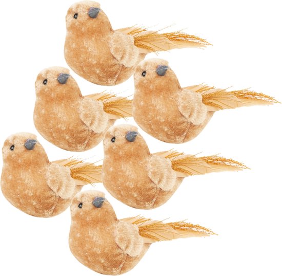 10Pcs Fake Vogel, Witte Duiven Kunstmatige Foam Veren Vogels Met Clip, de Duif Diy Decoraties Voor Bruiloft, Kerst, Thuis  15