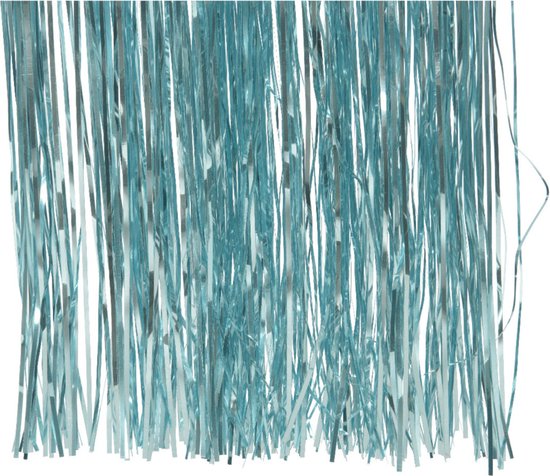 1x zakjes lametta engelenhaar ijsblauw (blue dawn) 50 x 40 cm -  Tinsel/folie slierten... | bol.com
