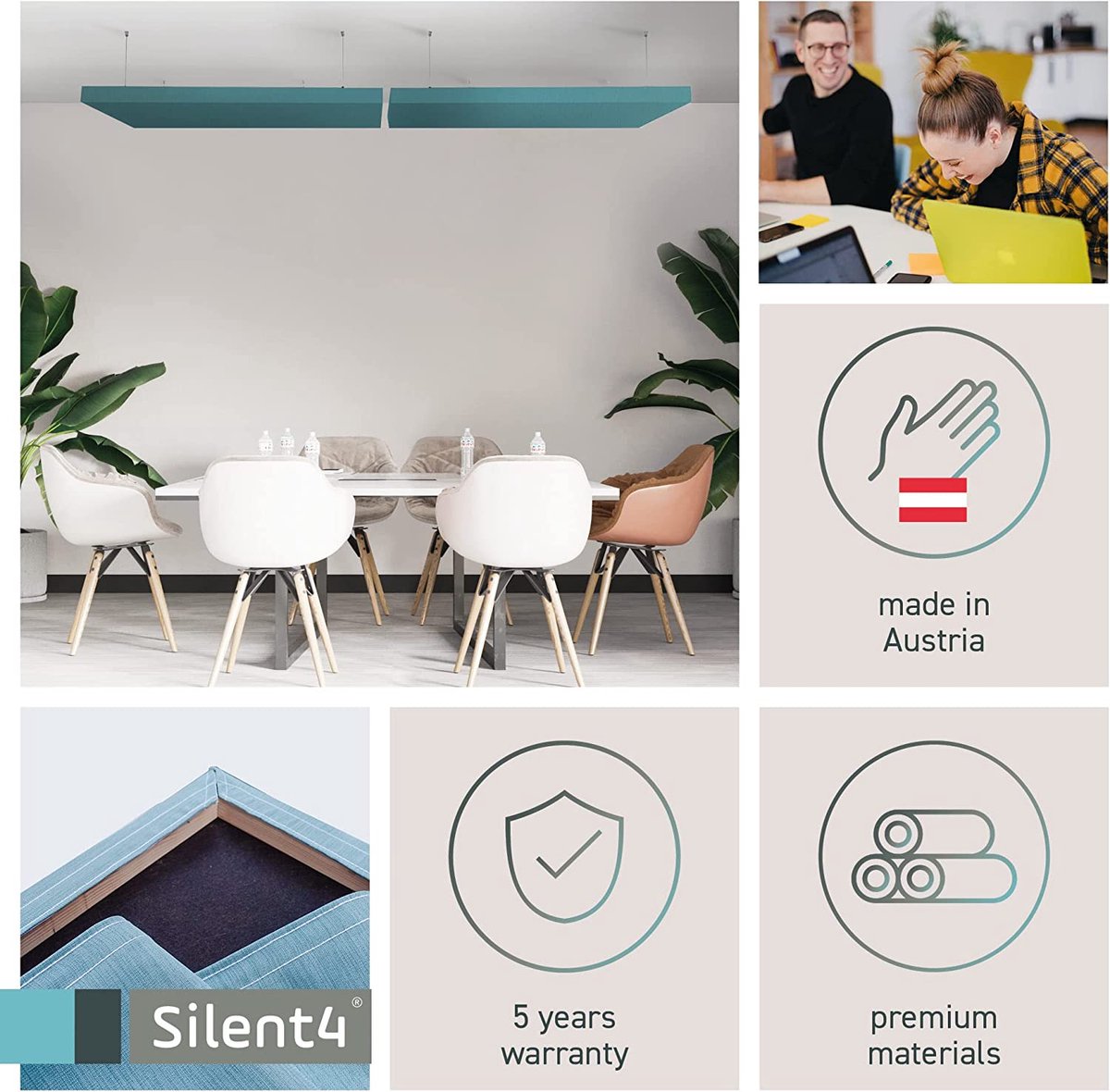Geluidsisolatieplaten - Foam-Isolatieplaten-– Akoestische Panelen – Geluidsdemper – Studioschuim –– Acoustic Foam Panels