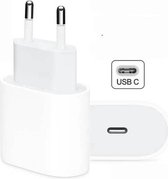 Simanti - 20W USB-C Snellader - Wit - Geschikt voor Apple iPhone - Apple adapter usb-c - Apple iPad - USB-C lader - Snellader iPhone 12 / 11 / X / iPad Pro / iPad / iPhone 12 Pro Max
