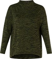 YEST Odil Trui - Army Green/Black - maat 44