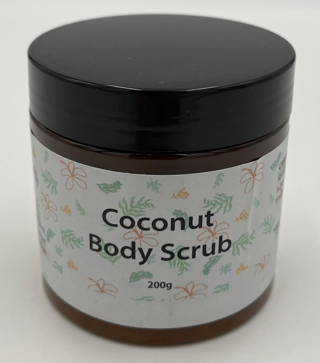 Goedkoopste Body scrub - Coconut - Natuurlijk - Bodyscrub -Scrub - Scrubzout - Scrub gezicht - Kokosnoot