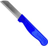 Solingen Schilmesje Robuust Handvat - RVS Glad - 16 cm met "Blade Cover" - Blauw Glitter