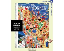 New York Puzzle Company - New Yorker Beachgoing - 1000 stukjes puzzel