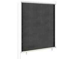 vidaXL - Rolgordijn - voor - buiten - 85(B)x140(H) - cm - antracietkleurig