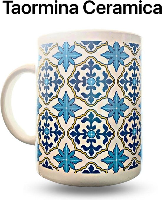 Taormina Ceramica Mok - Koffiemok - Mok - Koffiebeker - Sicilië - Italië