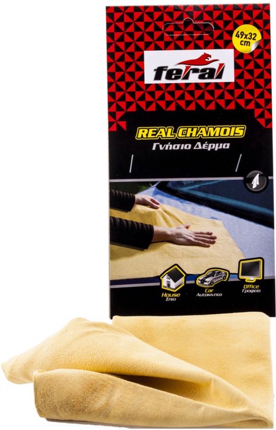 Feral Chamois leder Chamois leather Echte zeem Auto wassen
