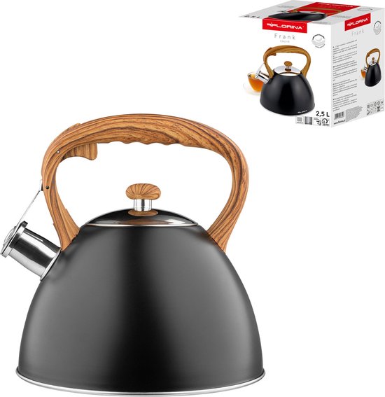 KLAUSBERG 7099 - Fluitketel - RVS - 3.0 liter - Magic light