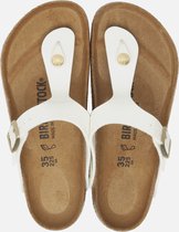 Birkenstock Gizeh slippers lak wit - Maat 39