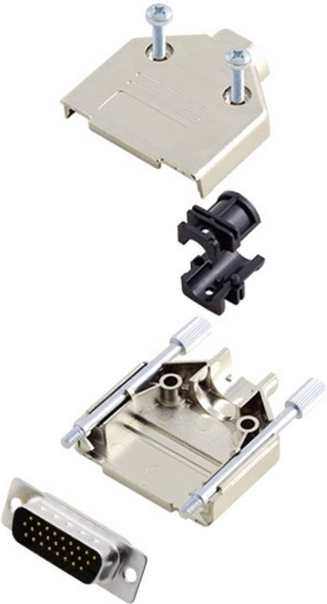 Amphenol L17DTPK-M-25+L717HDB44P D-sub male connectorset 180 ° Aantal polen: 44 Soldeerkelk 1 stuk(s)
