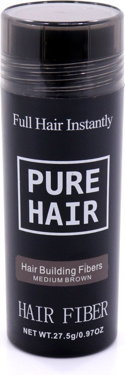 Pure Hair Premium Keratine Haarvezels Medium Bruin 27,5g