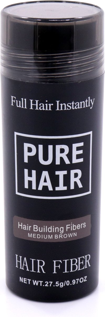 Pure Hair Premium Keratine Haarvezels Medium Bruin 27,5g
