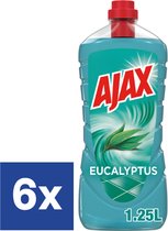 Ajax Eucalyptus Allesreiniger - 6 x 1.25 l