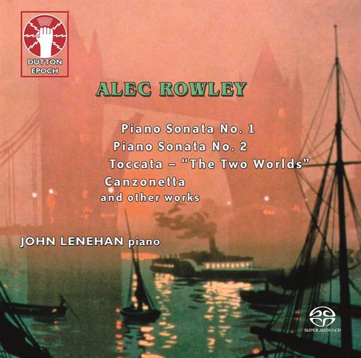 John Lenehan - Rowley: Piano Sonata/Nocturnes/Preludes/A.O. (CD)