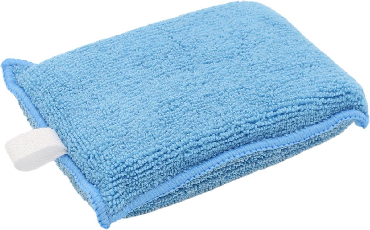 Goedkoopste DUO spons blauw 14 x 9 cm per 10 stuks verpakt