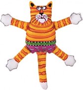 awful mad kitty-oranje-Mini terrible nasty scaries-hondenspeelgoed