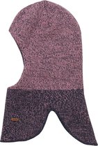 Minymo - Cagoule tricotée pour enfants - Colorblock - Lilas - taille 116-122cm
