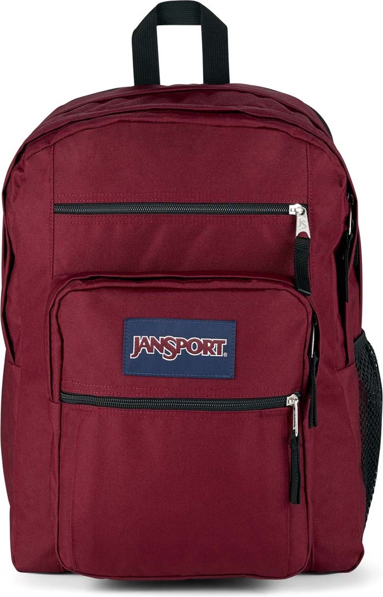 JanSport BIG STUDENT Rugzak, 34 Liter, 15 inch laptopvak - Russet Red